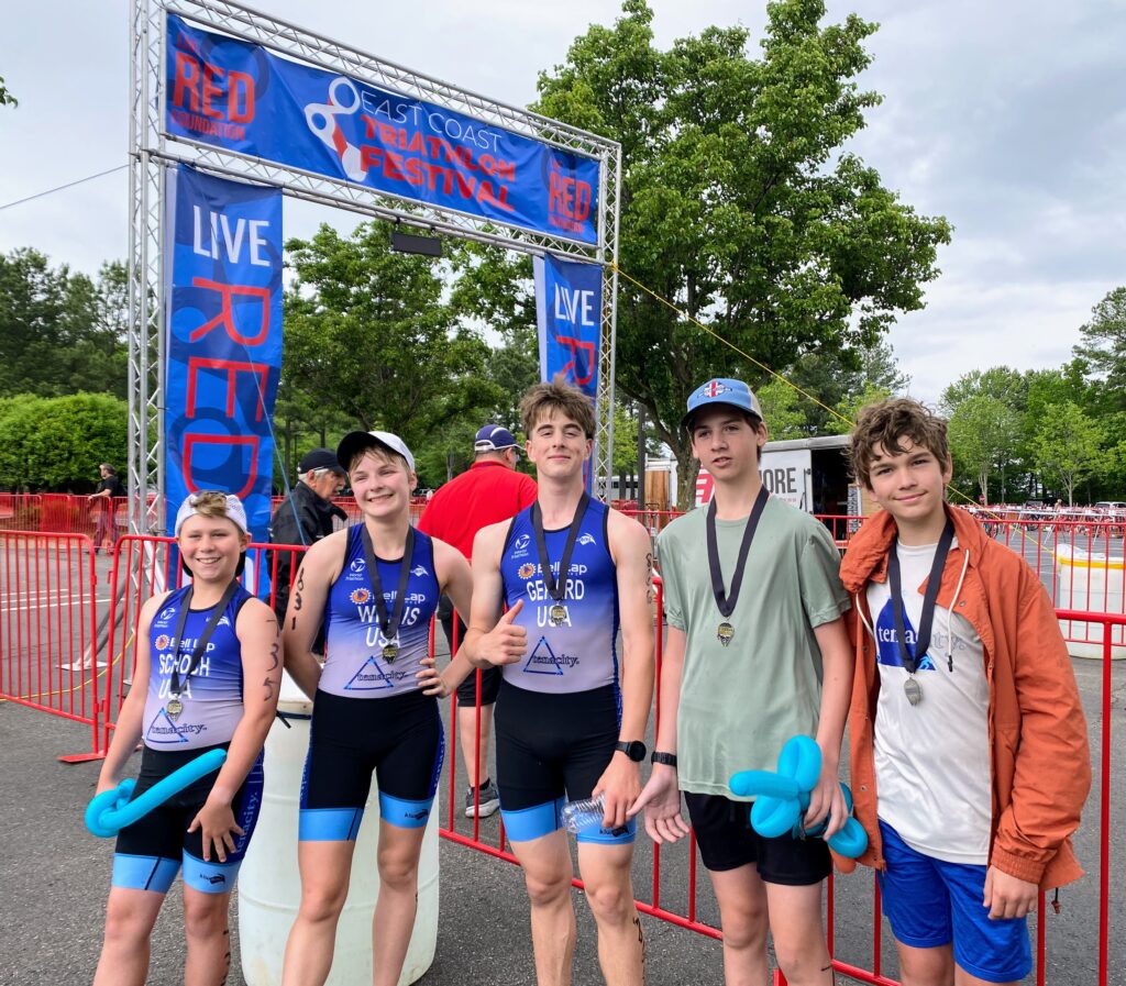 Team picture after the East Coast Tri Festival